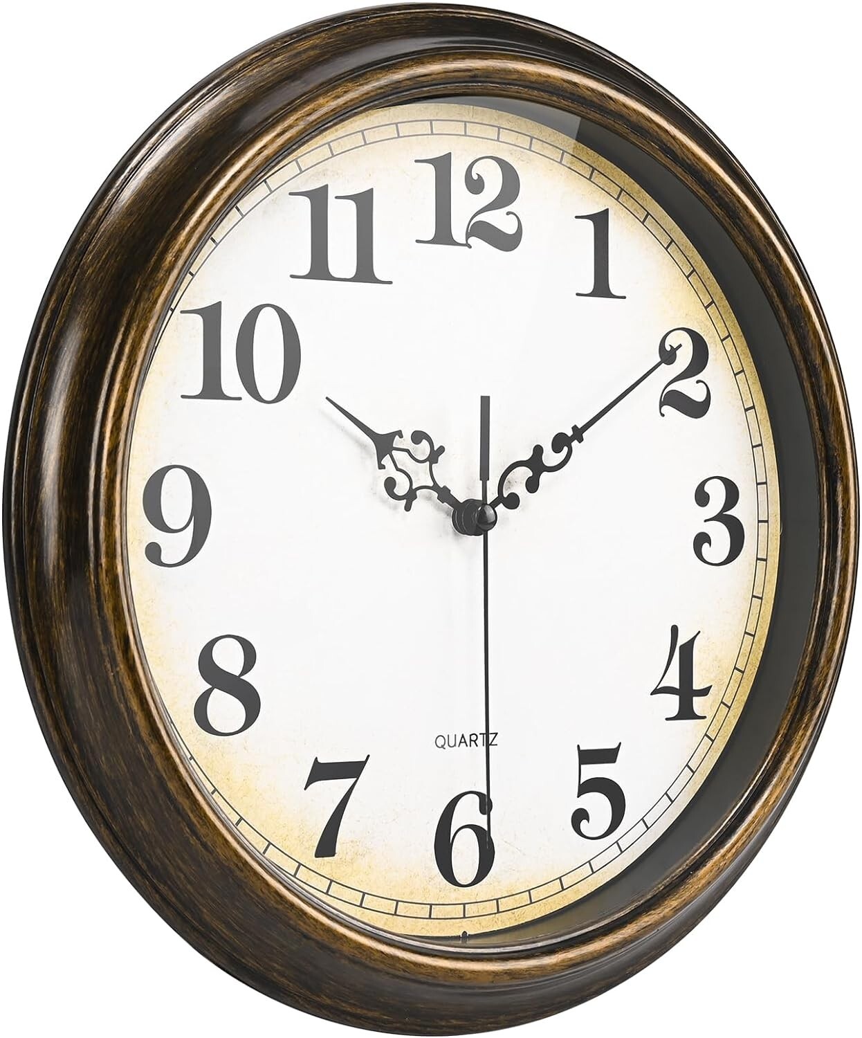 Wall Clock Battery Operated Silent Non-Ticking Vintage Wall Clock for LivingRoom gallery