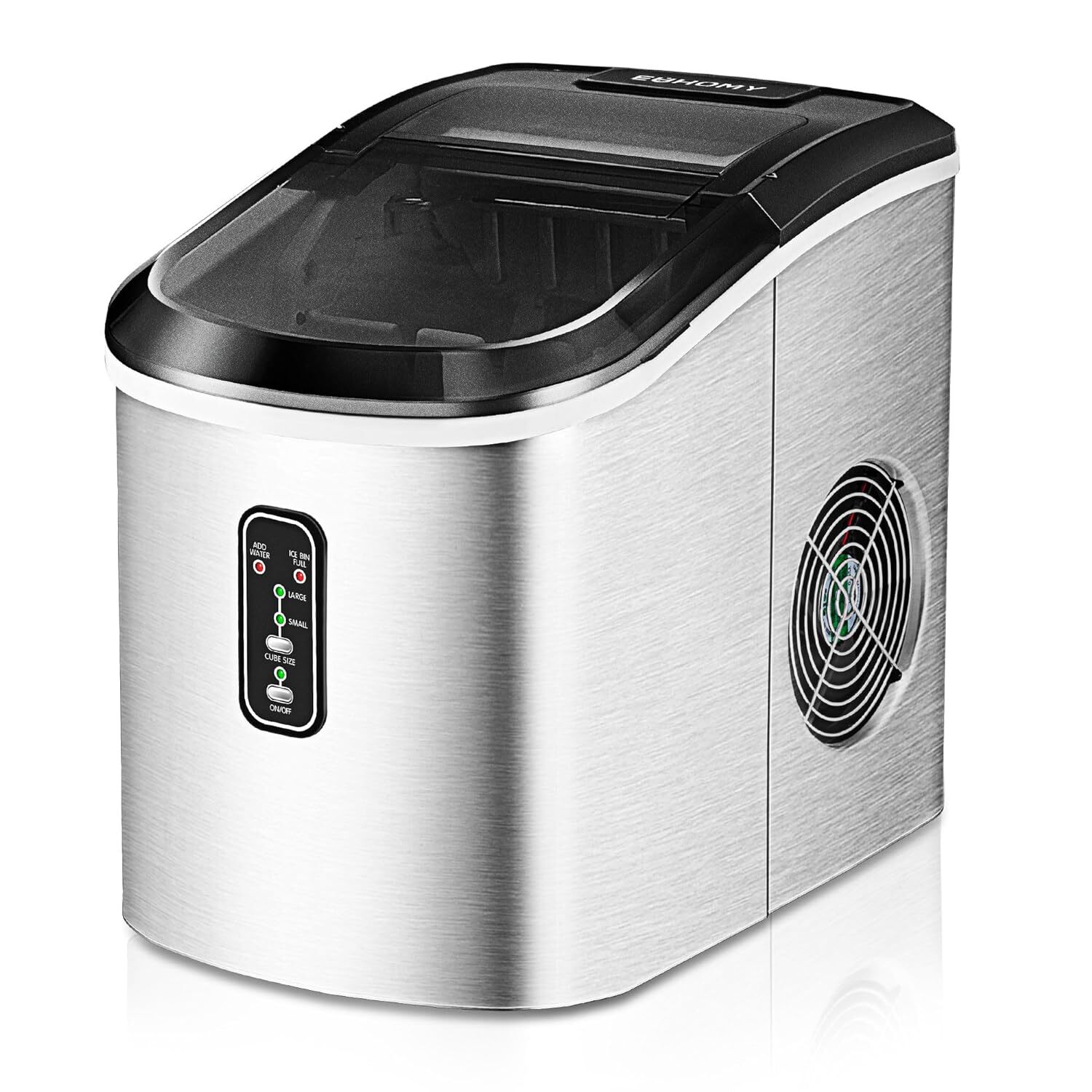 Ice Maker Machine Countertop, 26 lbs in 24 Hours, 9 Cubes Ready in 6 Mins gallery