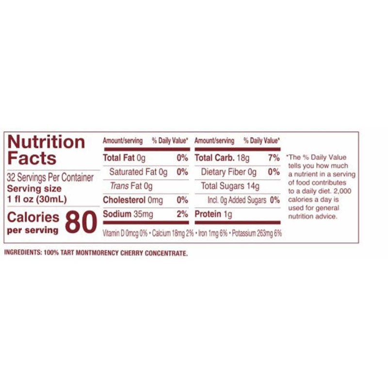 2 PACK - Cherry Bay Orchards Tart Cherry Concentrate 32 fl. oz (Total 4 lbs) gallery
