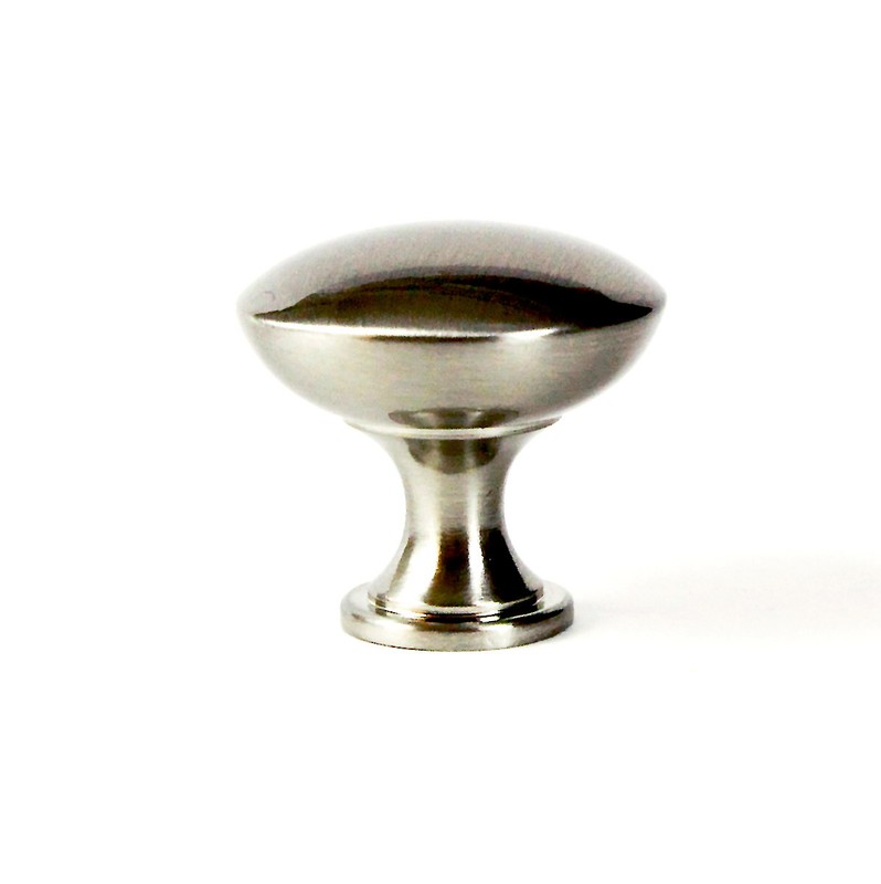 Mushroom Knob Handle Pull Brushed Nickel Kitchen/Bath Cabinet Hardware gallery