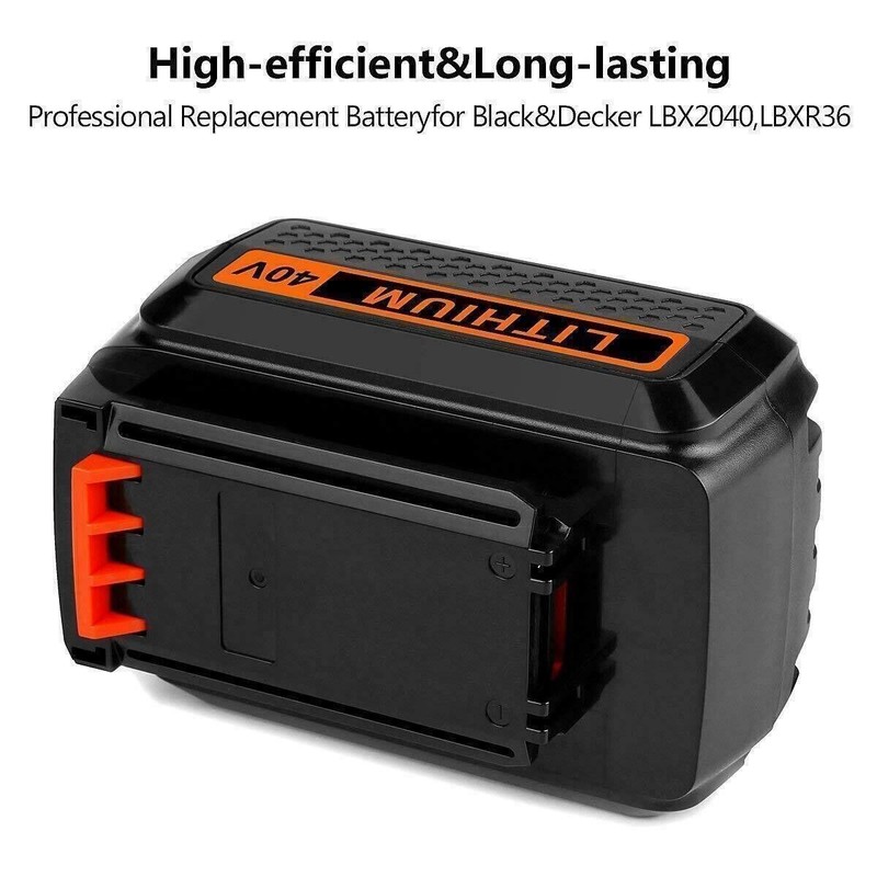 40V For Black & Decker 40Volt 4.0Ah MAX Lithium Ion Battery LBX36 LBX2040 LBXR36 gallery