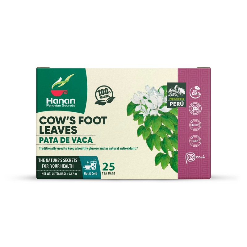 Hanan Peruvian Secrets Pata de Vaca Herbal Tea | 100% Natural Cow’s Foot Leaves gallery