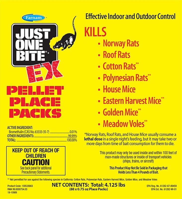Effective Bromethalin Rodent Control Chunks 88ct - Easy Use for Rural Areas gallery