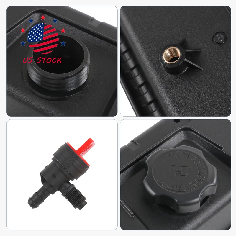 For 691993 Briggs & Stratton 4-Quart Plastic Fuel Tank W/ Cap Remote Mounting gallery