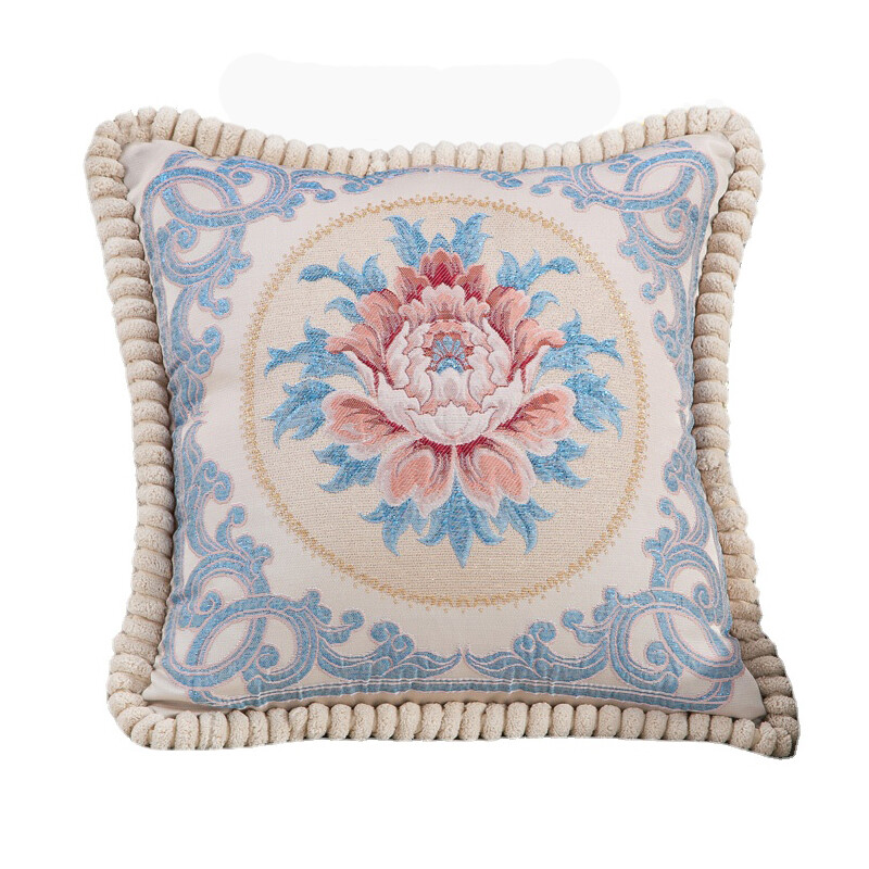 2PCS Throw Pillow Case Jacquard Floral Cushion Covers for Bedroom Sofa Decor gallery