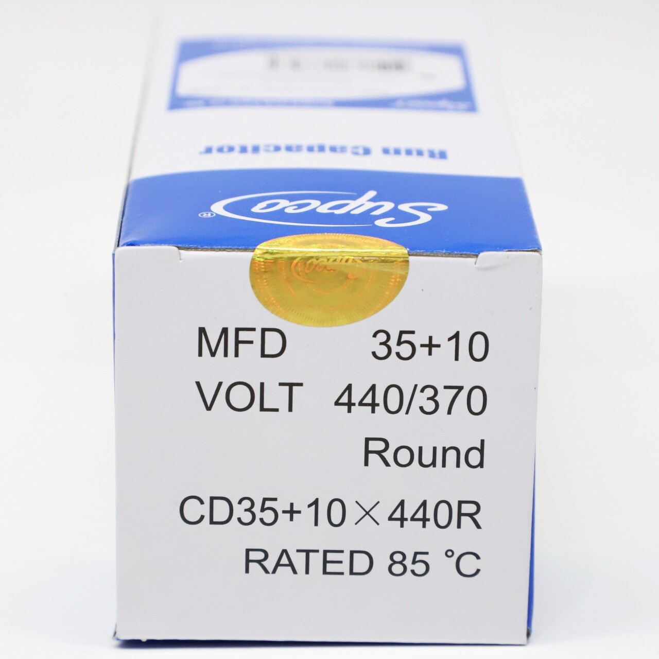 Supco CD35+10X440R HVAC Motor Round Dual Run Capacitor 35 + 10 MFD 440 Volts gallery