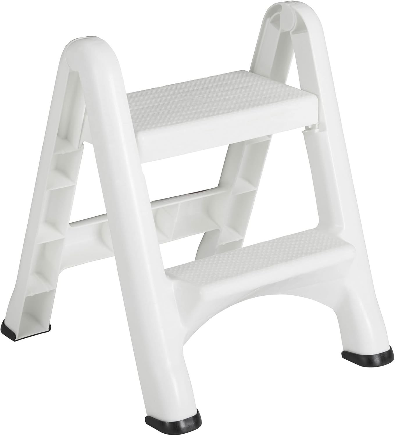 (1)-Rubbermaid Lightweight White Folding 2-Step Step Stool 420903-WHT gallery