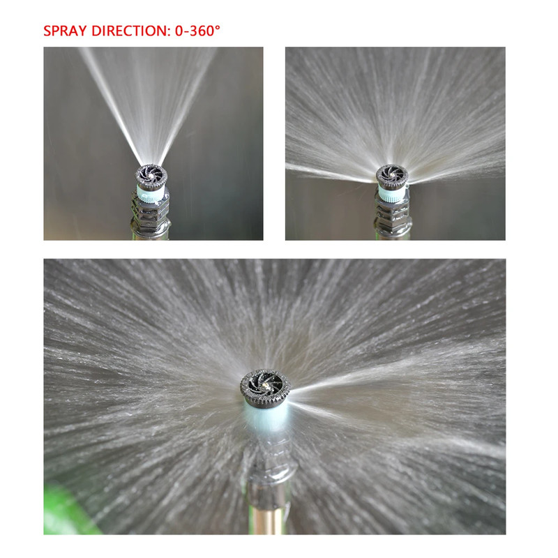 5Pcs Pop-Up Sprinklers Replacement Scattering Nozzles 0~360 Degree Adjustable Ga gallery