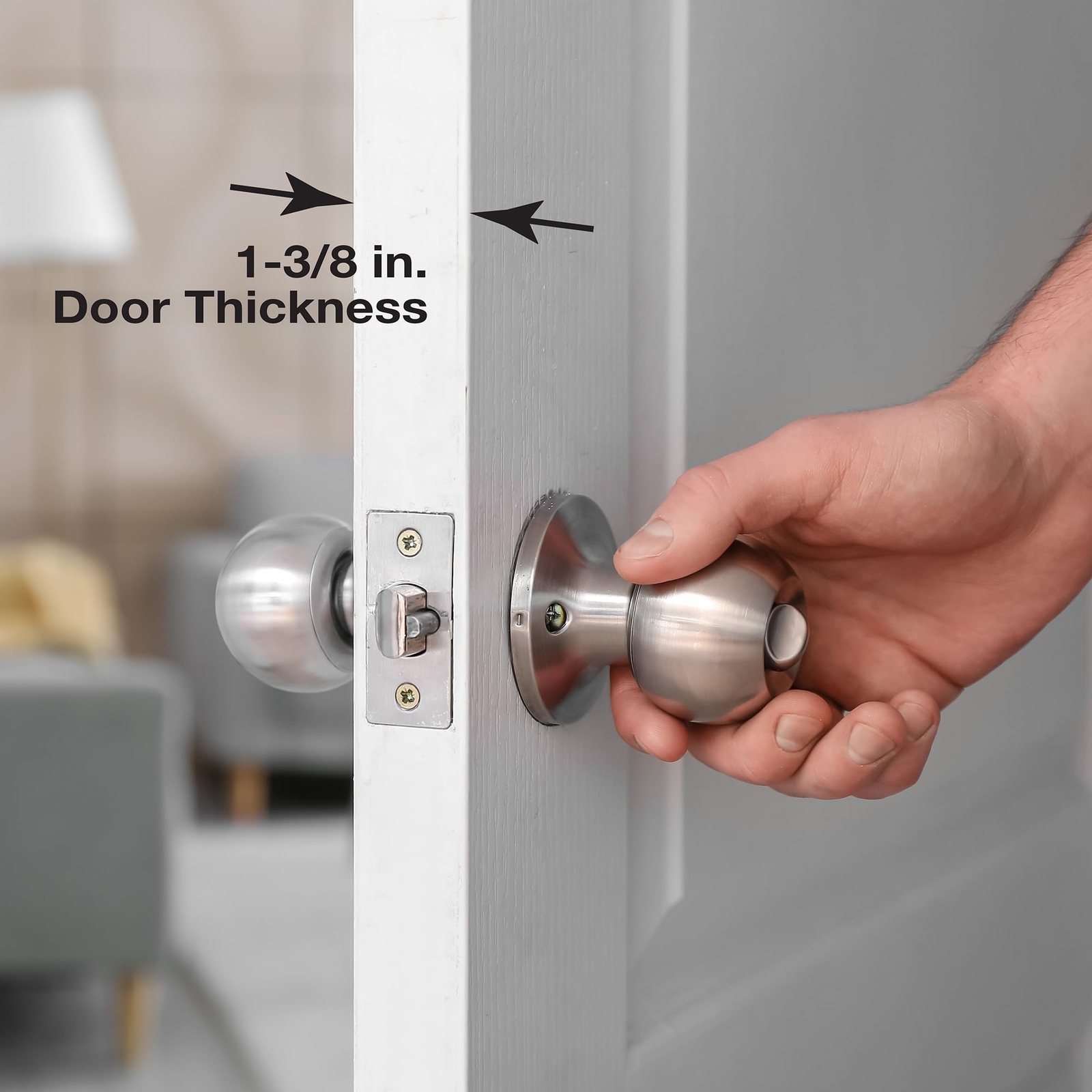 U 10744 Brass Lock And Door Reinforcement Plate For 13/8 In. Thick Doors Bronze gallery
