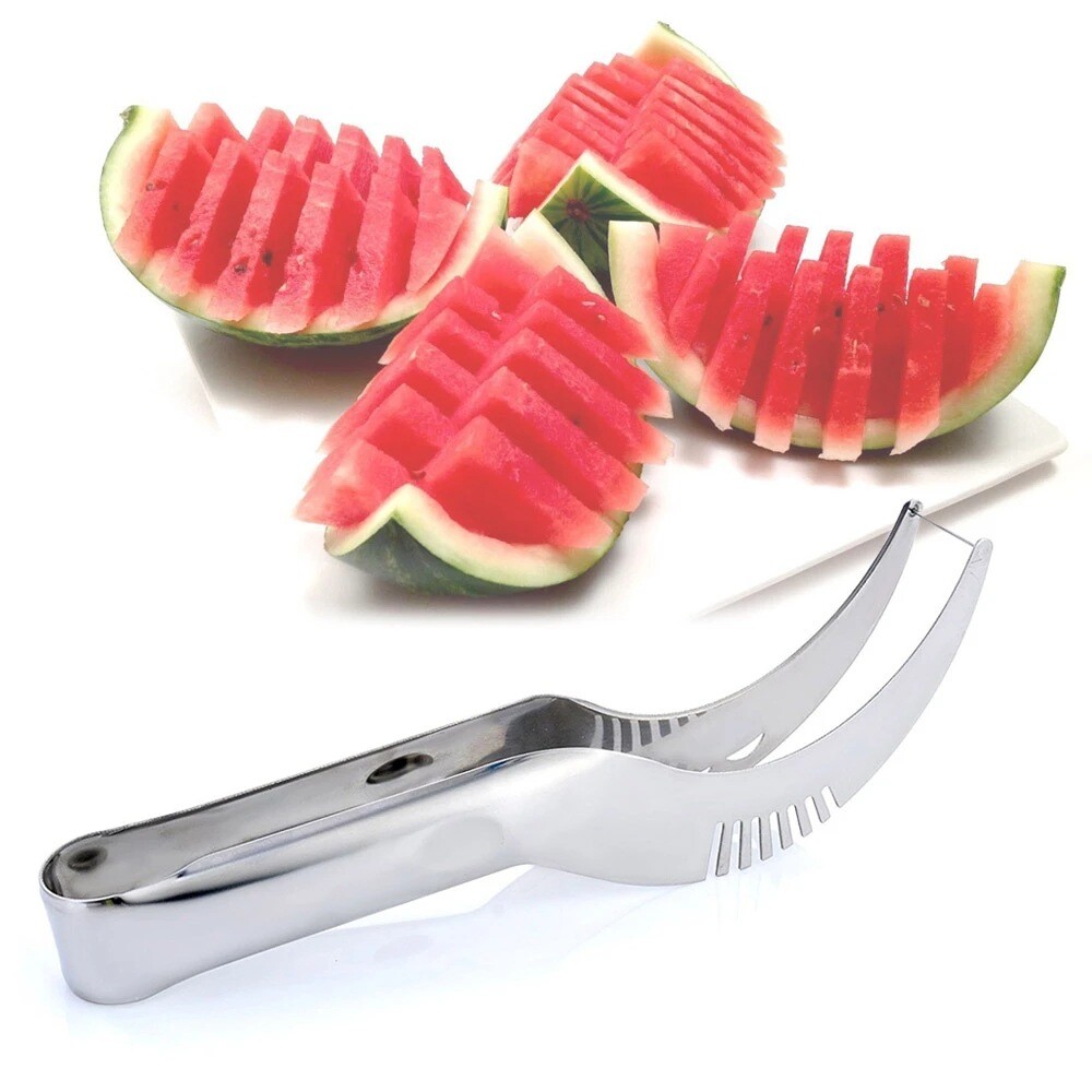 Watermelon Slicer Cutter Knife Server Corer Scoop Kitchen Knife Tools gallery