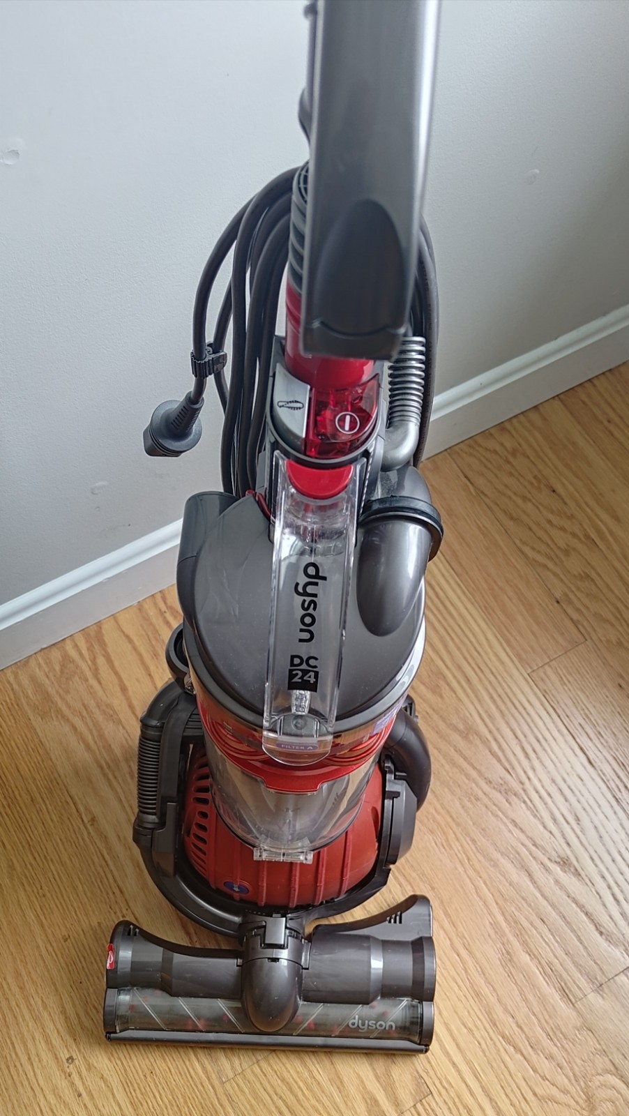 Dyson DC24 Ball Upright Vacuum Cleaner Multi Floor Red gallery