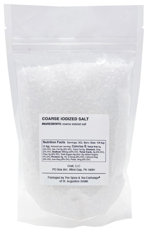Iodized Salt for Grinder, Coarse Iodized Salt for Grinder Refill 16 Ounce Res... gallery