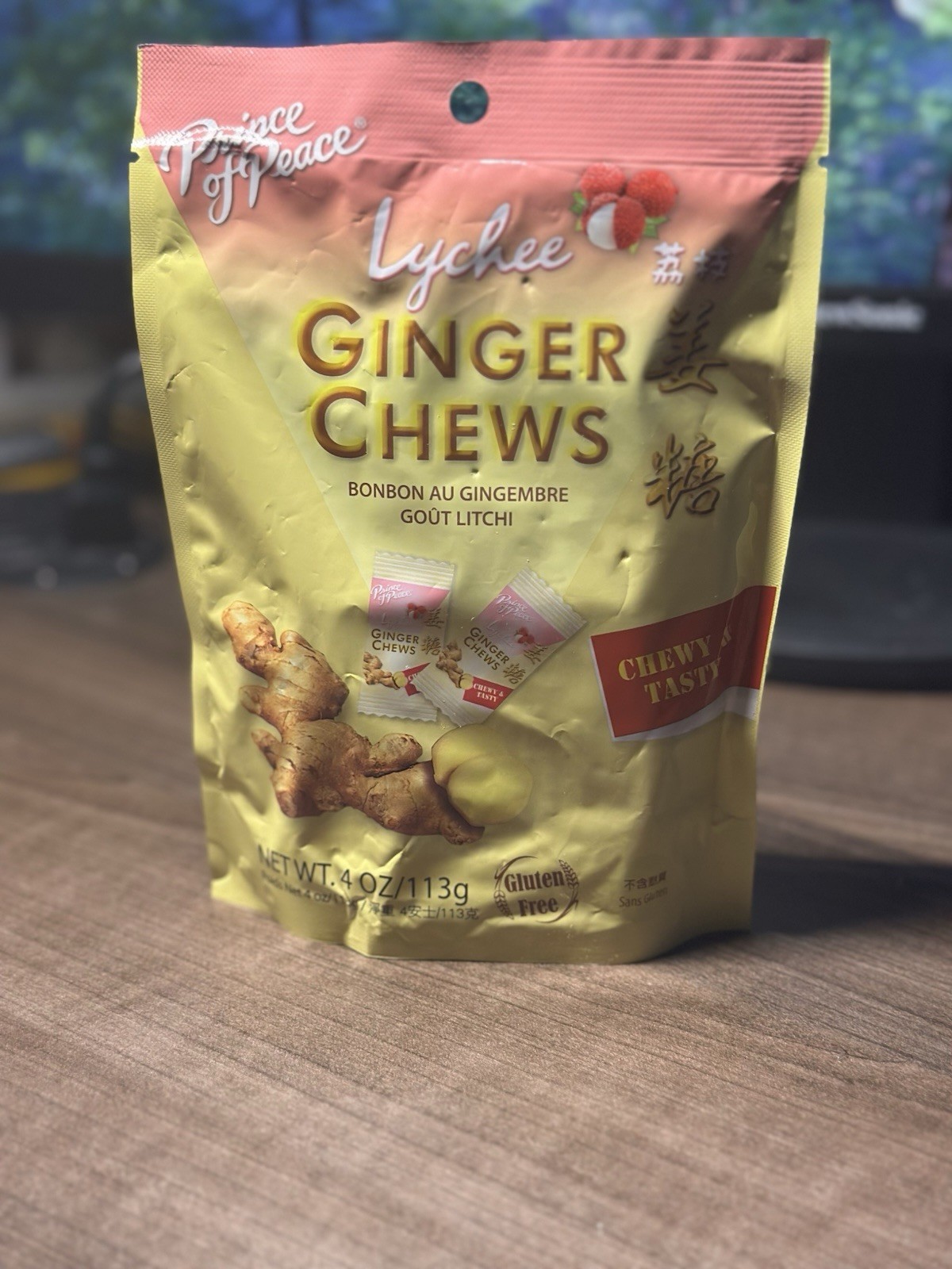 Ginger Chews, Lychee, 4 oz (113 g) gallery