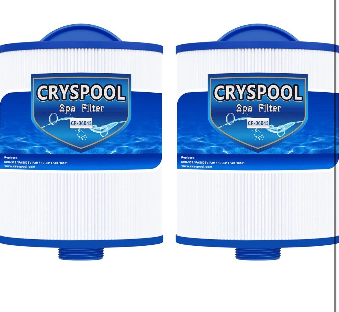Cryspool® 06045 Filter 2-Pack Compatible with Artesian Spas, Tidal Fit Swim... gallery
