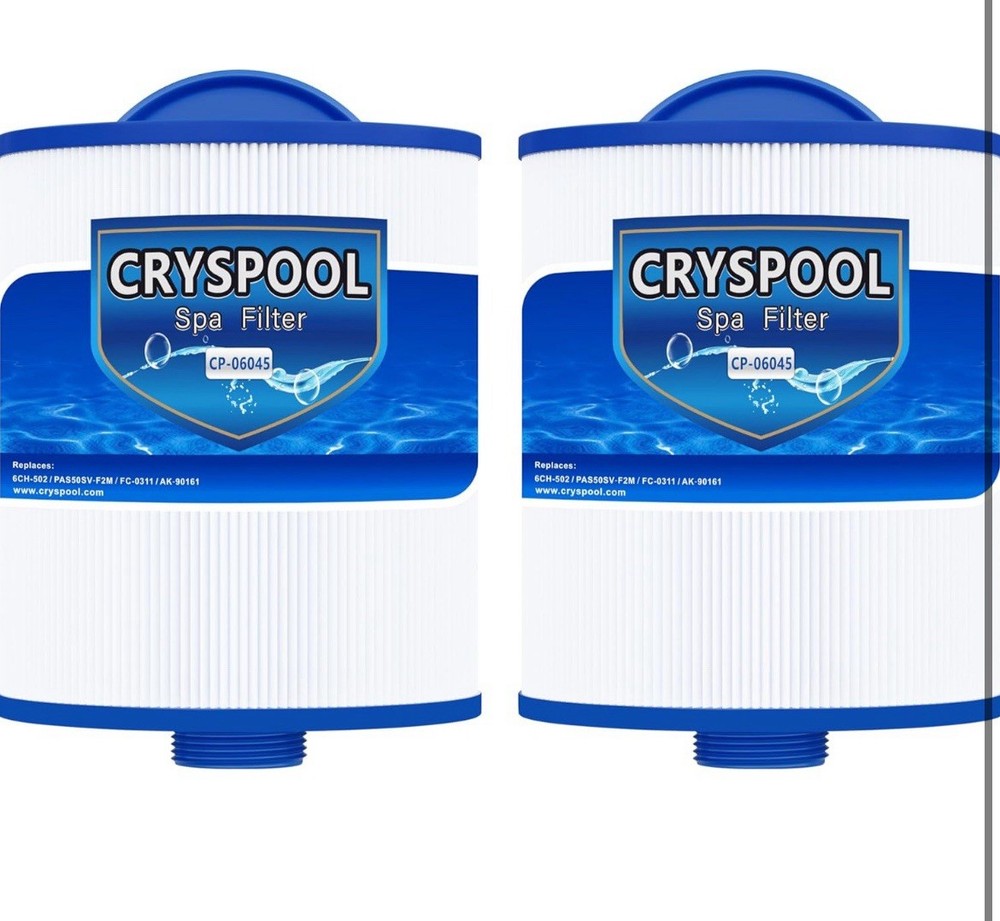 Cryspool® 06045 Filter 2-Pack Compatible with Artesian Spas, Tidal Fit Swim...
