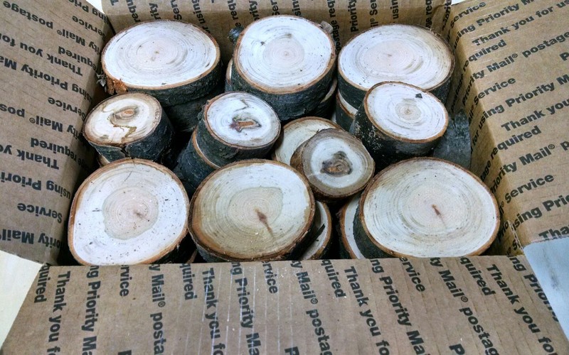 Cherry Wood Chunks/Slices for BBQ/Grilling/Wood Smoking!!! FREE SHIPPING gallery
