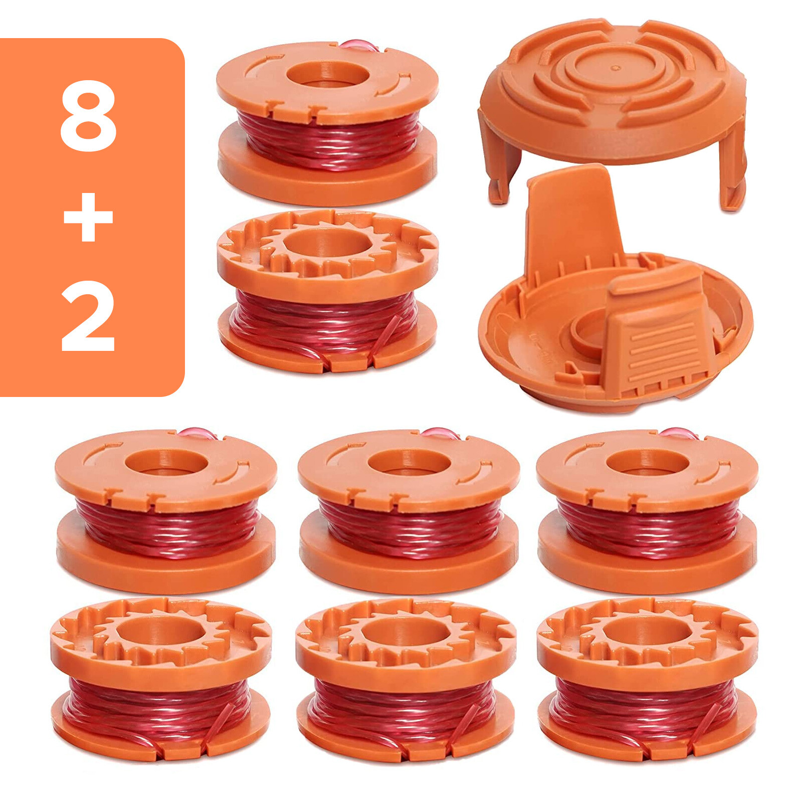 WORX WA0010 8Pack String Trimmer Line Spool For Grass Trimmer/Weed Eater Edger gallery