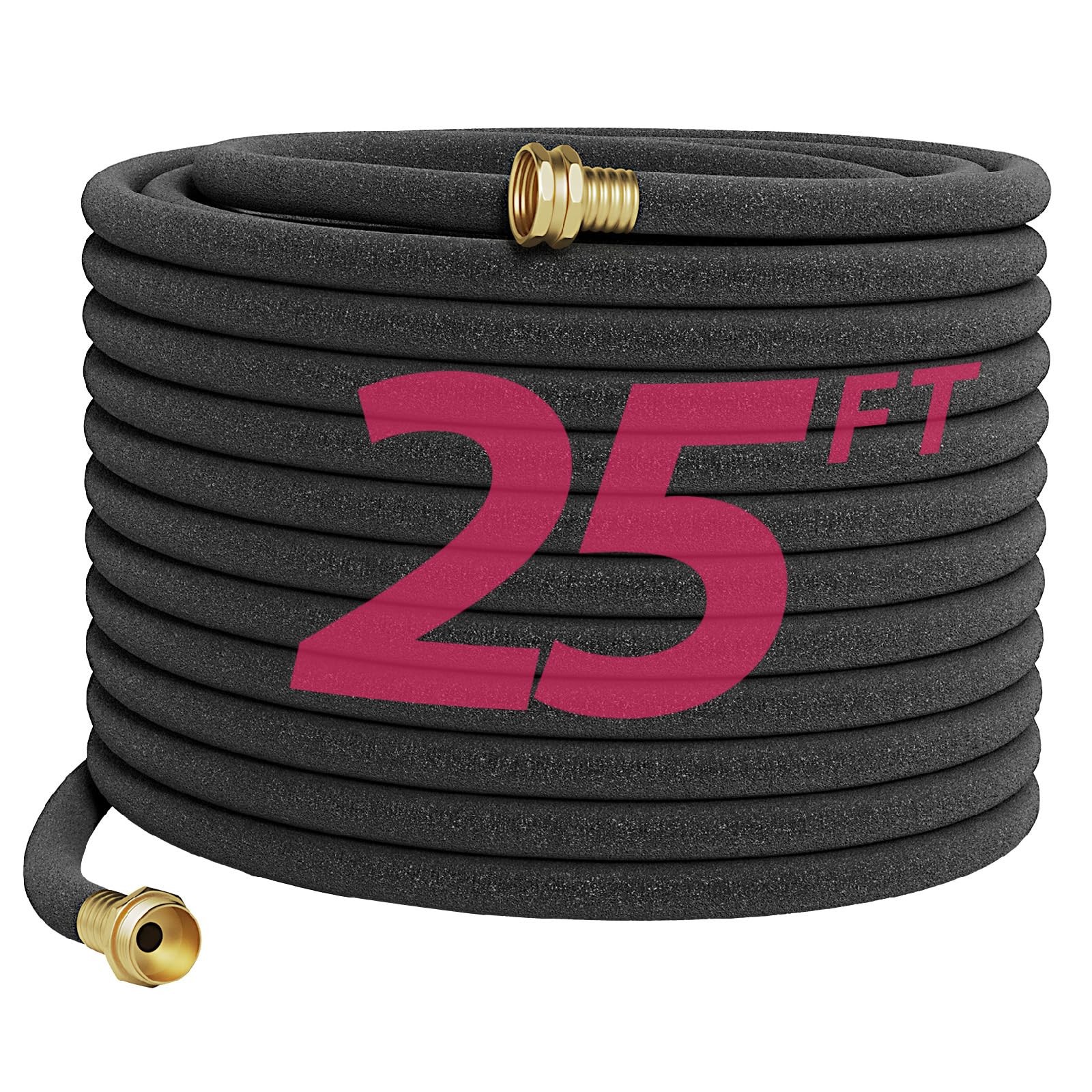 1/2 Inch x 25 FT Garden Soaker Hose Deep Root Watering Brass Connectors gallery