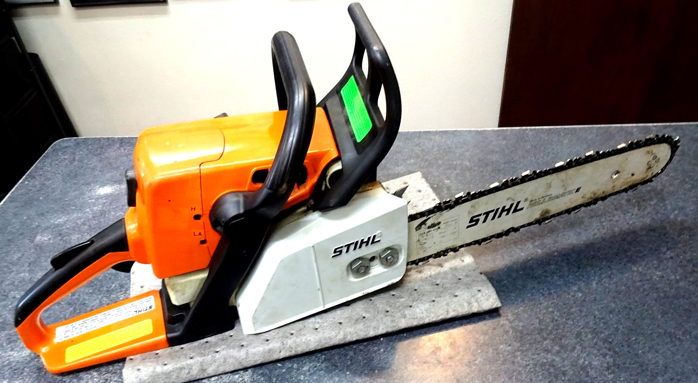 Used Stihl MS250 Chainsaw (Works GREAT) w/14" Bar & Chain-Many New Parts gallery