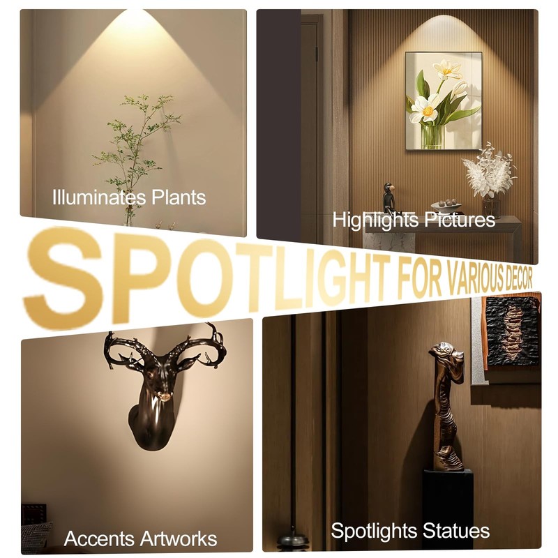 Zoomable Ceiling Spot Light Indoor 9W Art Display Accent Lighting 3000-6000K ... gallery