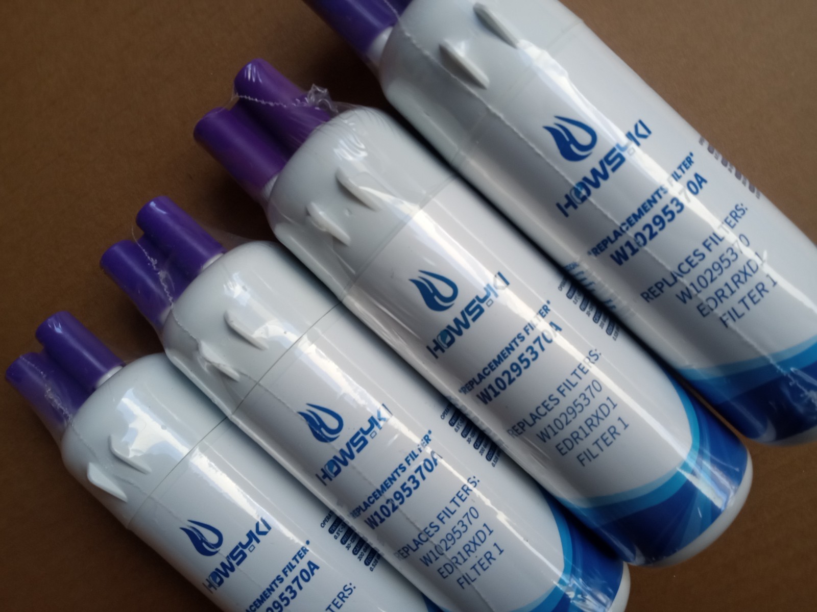 4 Pck Fridge Filter - EDR1RXD1, W10295370A, Filter 1, 46-9081, 46-9930, KAD1RXD1 gallery