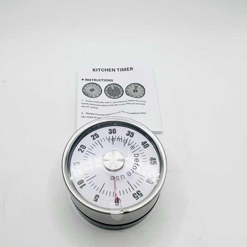 Chef Cooking Timer Clock with Loud Alarm, No Batteries Required ( Pack of 6) gallery