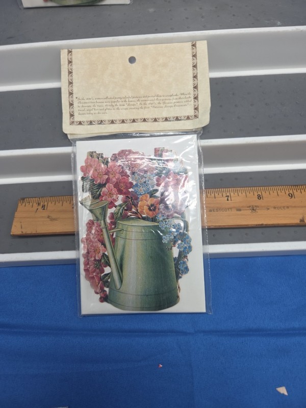 Flowers Spring Water Can Invitations Die Cut 3 Packs Old Print Factory 18 Cards gallery