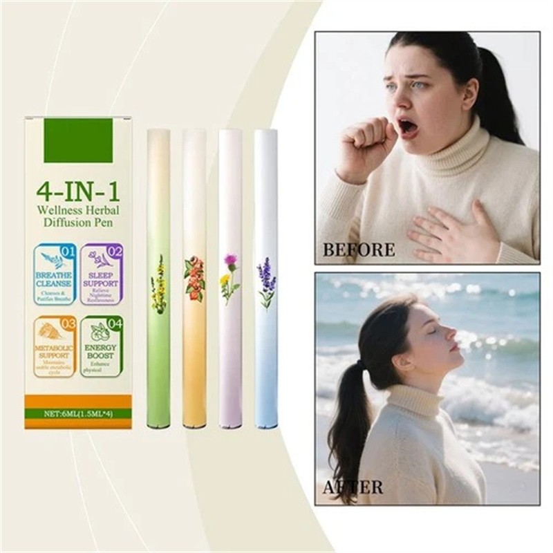 12PCS Natural Diffuser with Mint for Lung Health & Fresh Air 2026 NEW gallery