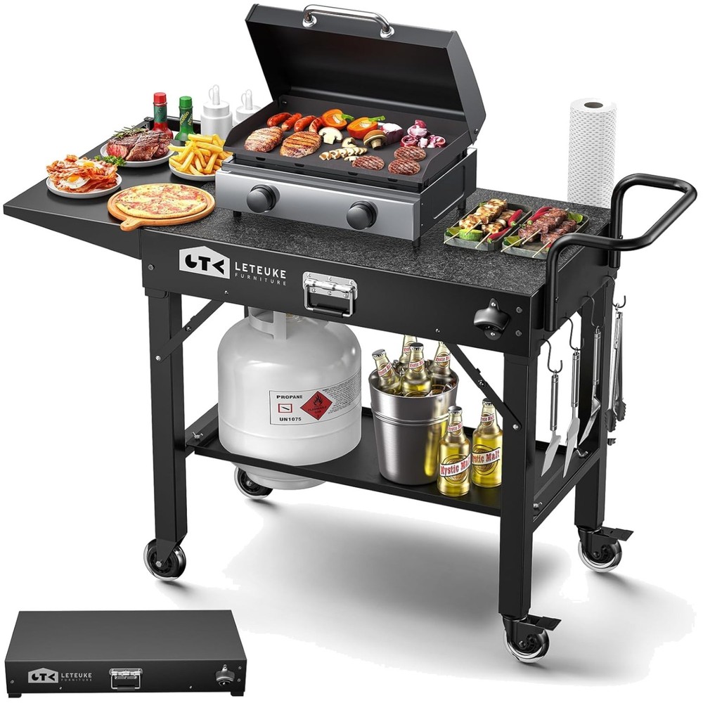 Portable Grill Table for Blackstone Griddle, 450lb Capacity