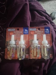 Apple Cinnamon & Pumpkin Spice Plugins Scented Essential Oil (Set of 2 pks) NEW