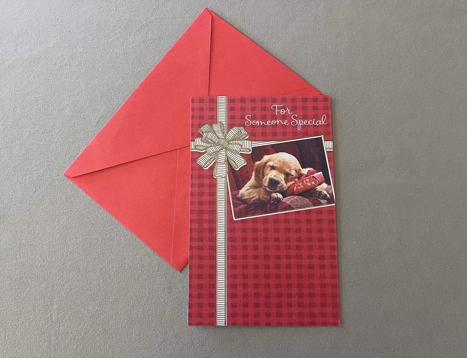 “To Someone Special” Christmas Greeting Card & Red Envelope~5 1/4” X 8 1/4”, New gallery