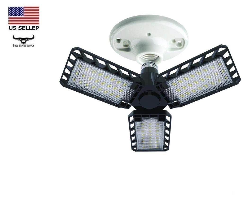 3-Panel E26 5000K Daylight LED Light Bulb 3000 Lumen 50,000 Hour Lifespan gallery