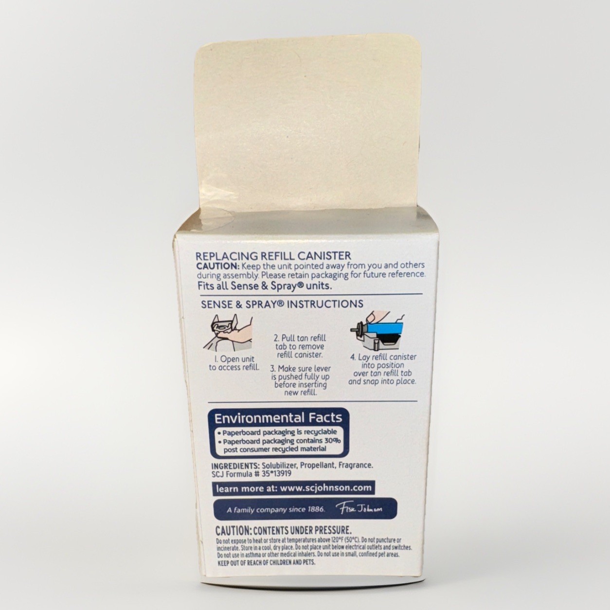 Glade Sense & Spray Automatic Freshener 1 Refill Clean Linen DISCONTINUED gallery