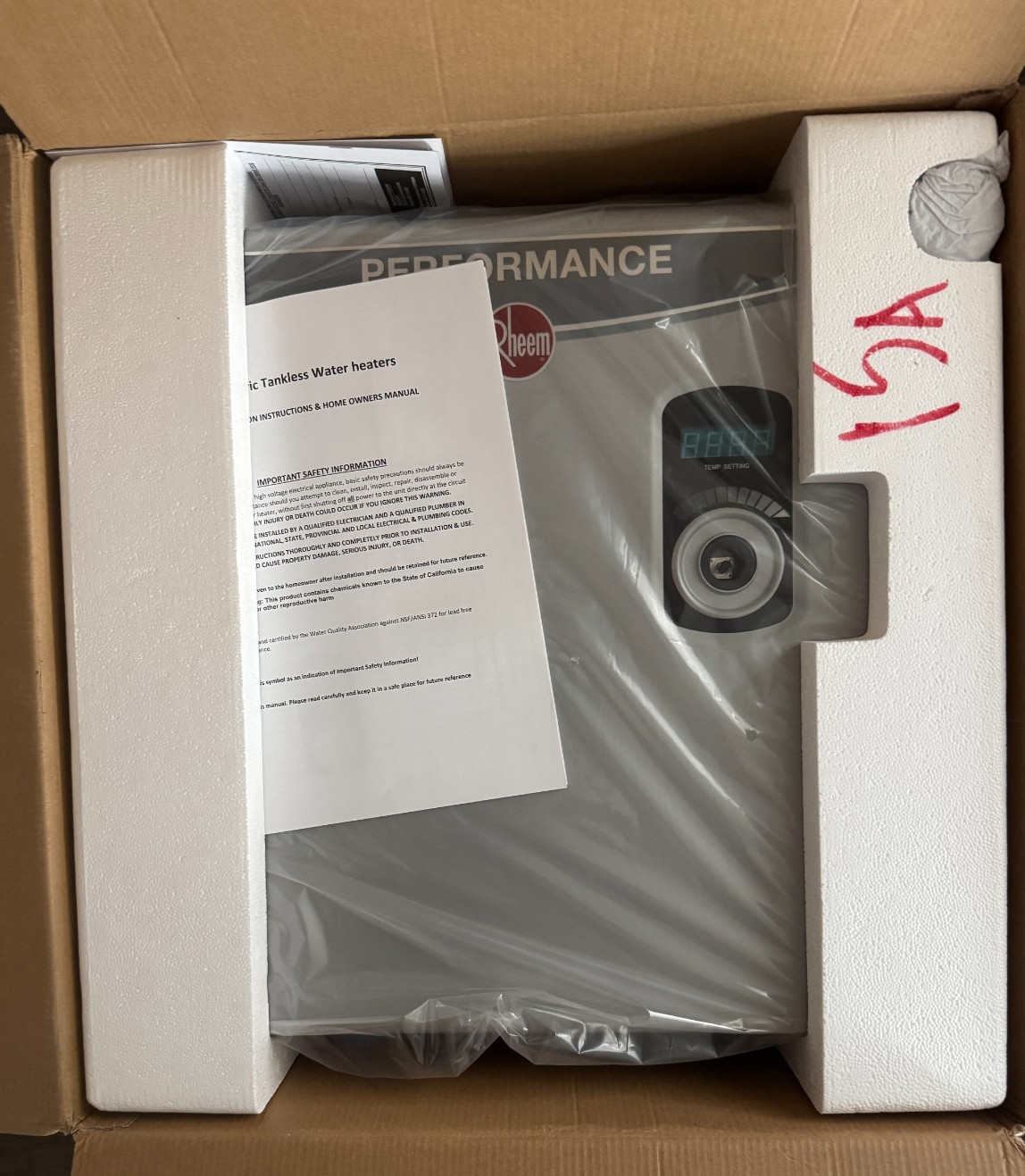 Rheem Performance 24 kW 4.68 GPM 240V Electric Tankless Water Heater gallery
