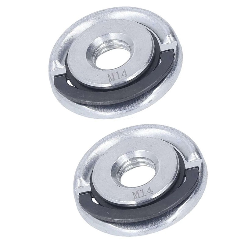 2pcs M14 Quick Release Nut Pressure Plate Fastener for Most Grinders Accessories gallery