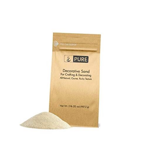 Natural Decorative Sand (2 lbs) Real Sand for Use in Crafts, Decor, Vase gallery