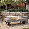 54" Rectangular Propane Fire Pit Table 50K BTU Low-Profile Modern Patio Heater gallery