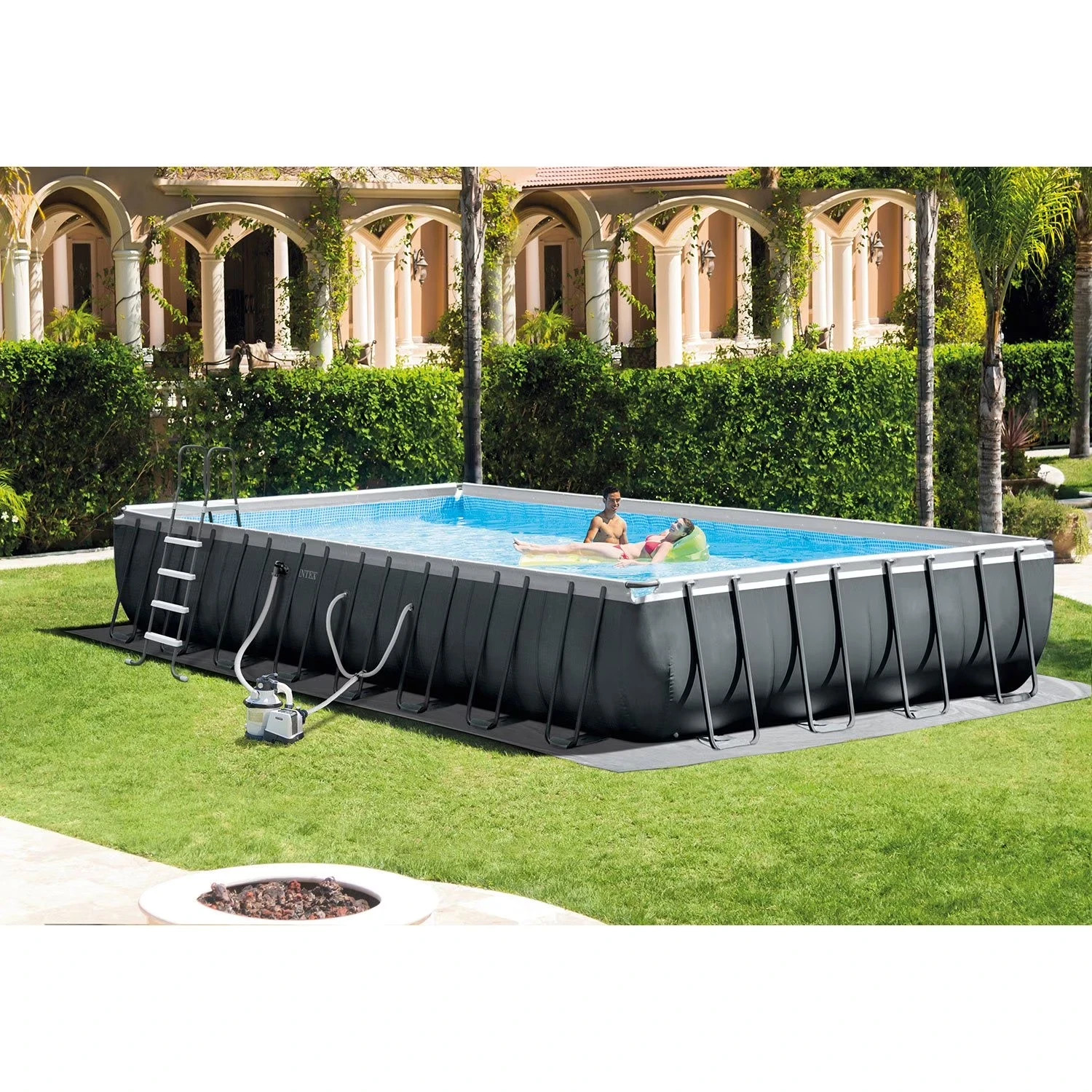 Intex Ultra XTR Rectangular Pool Set, L 32' x W 16' x H 52" Free Shipping gallery