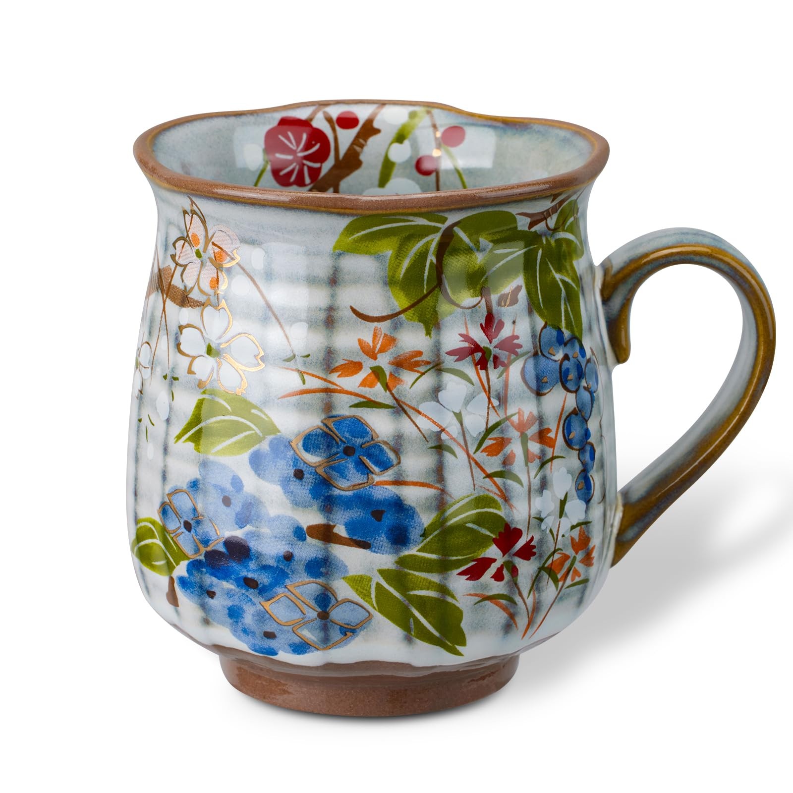 9.5oz/280ML Premium Ceramic Coffee Mug Tea Cup with Floral Pattern, Suitable... gallery
