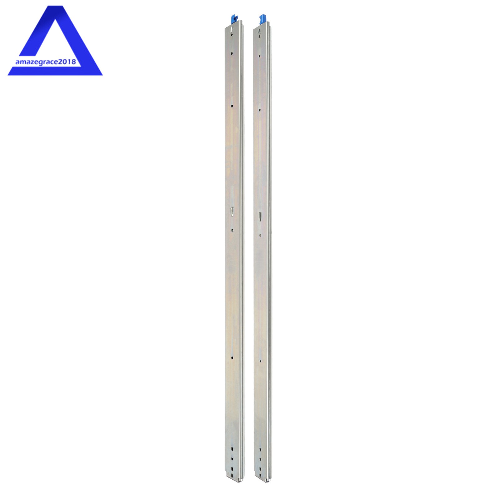 1 Pair With Lock Heavy Duty Drawer Slides 52 Inch 500 Lbs Extension Rails Rail gallery