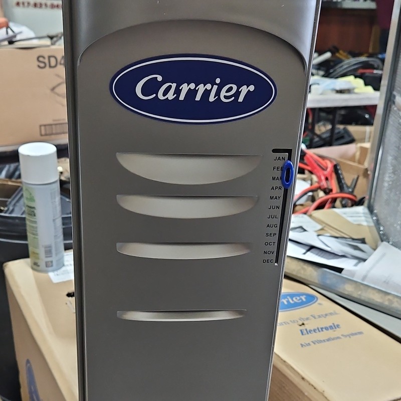 Carrier Electronic High Efficiency Electrostatic Console Air Purifier Silver gallery