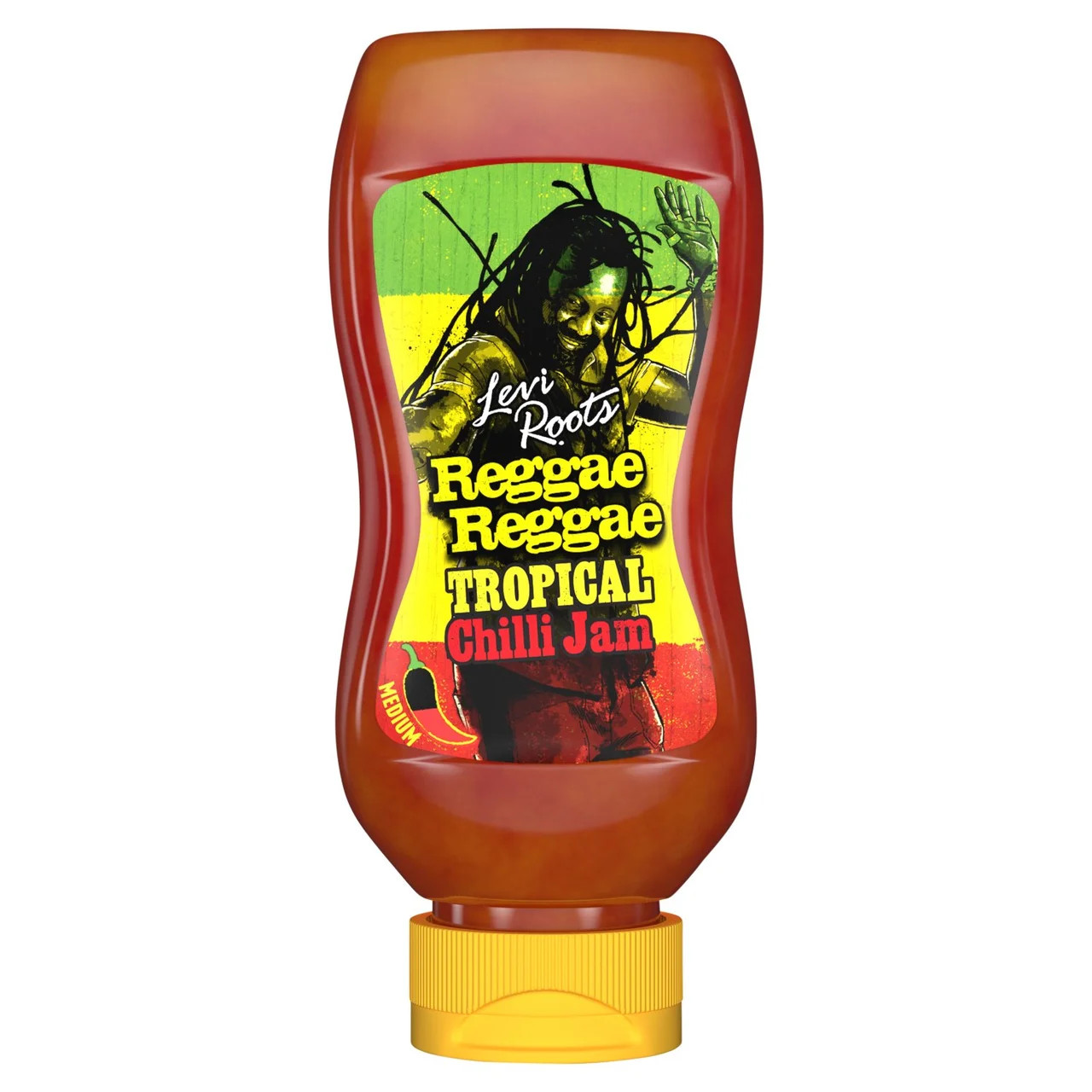 Levi Roots Reggae Tropical Chilli Jam Squeezy Bottle 300g gallery
