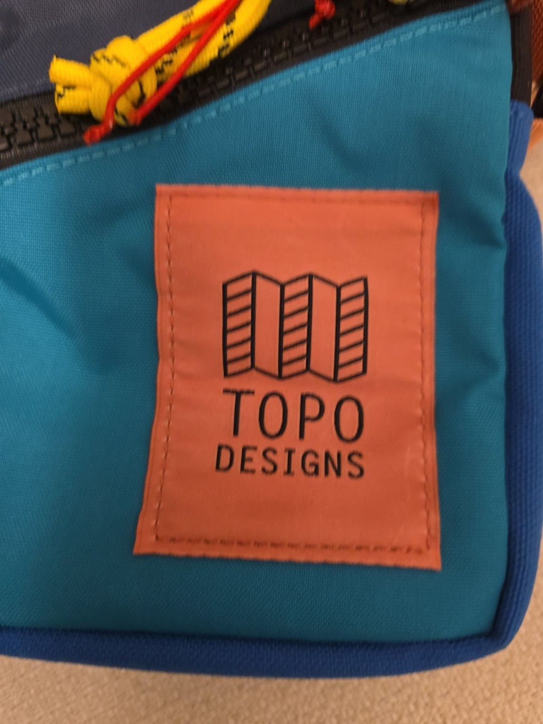 Topo Designs Mini Shoulder Bag Blue 5