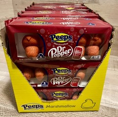 Dr. Pepper Marshmallow Peeps Candy (5 Chicks) – Case of 24- BB 07/26
