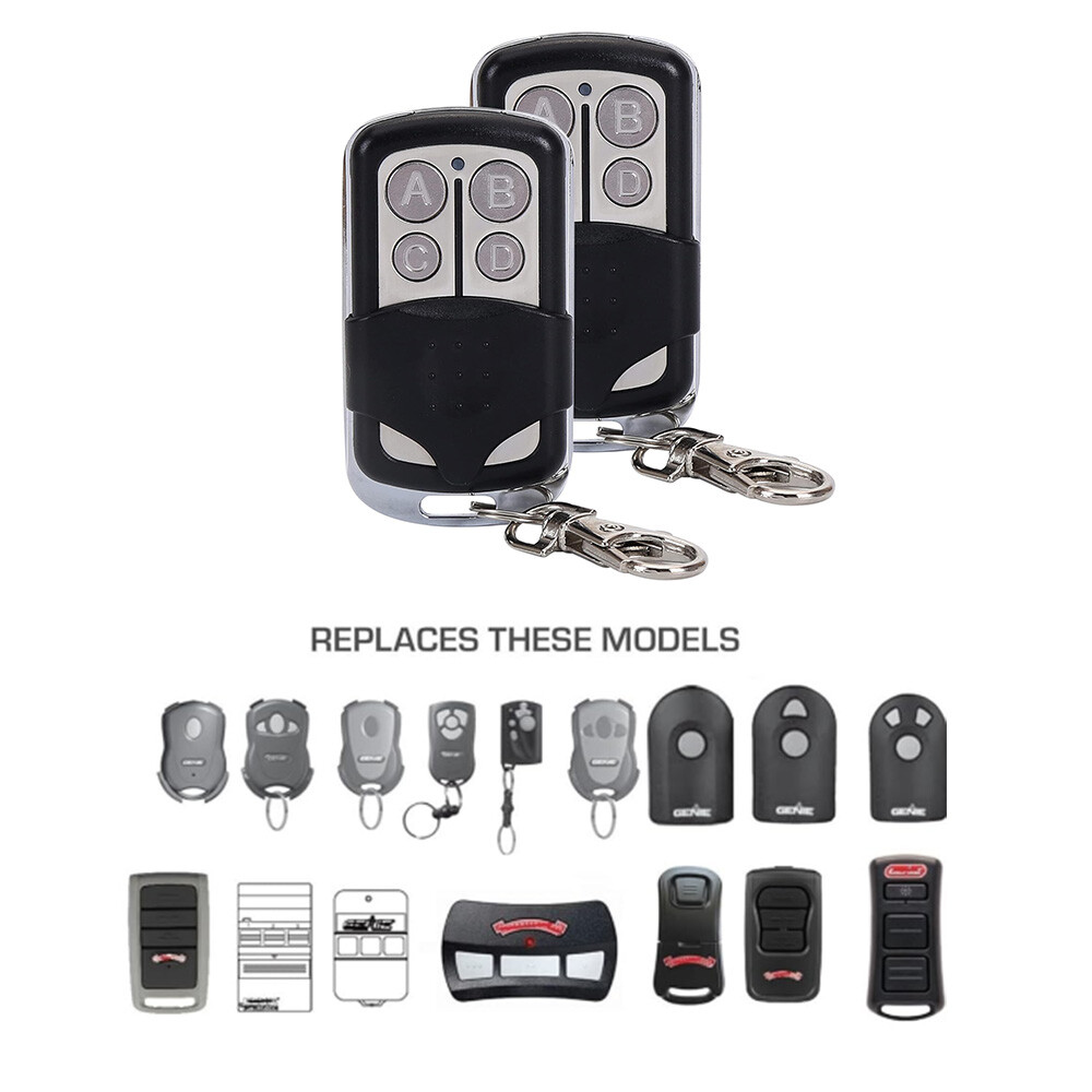 2 Pack Garage Door Remote for Craftsman Openers Yellow Green Orange Red Purple gallery