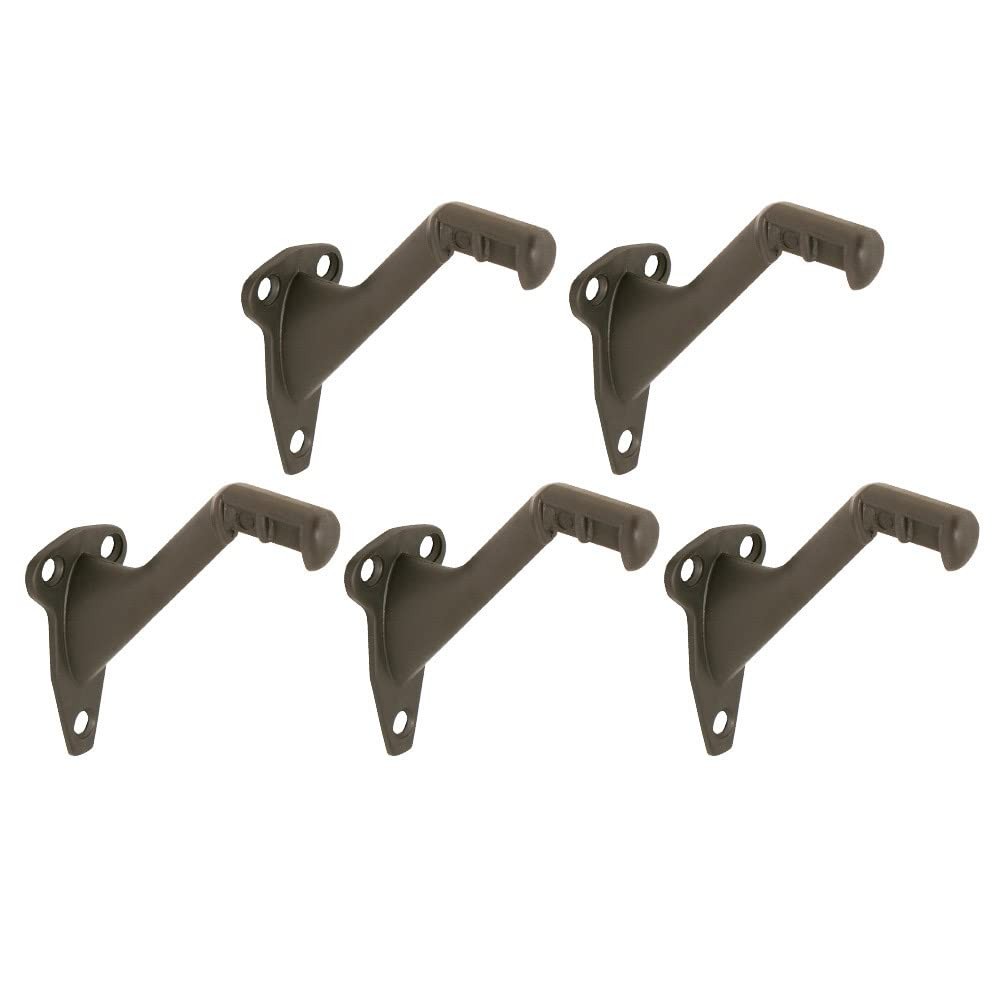 Oil Rubbed Bronze Handrail Bracket Pack Of 5 Easy Install For Stairways gallery