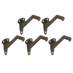 Oil Rubbed Bronze Handrail Bracket Pack Of 5 Easy Install For Stairways