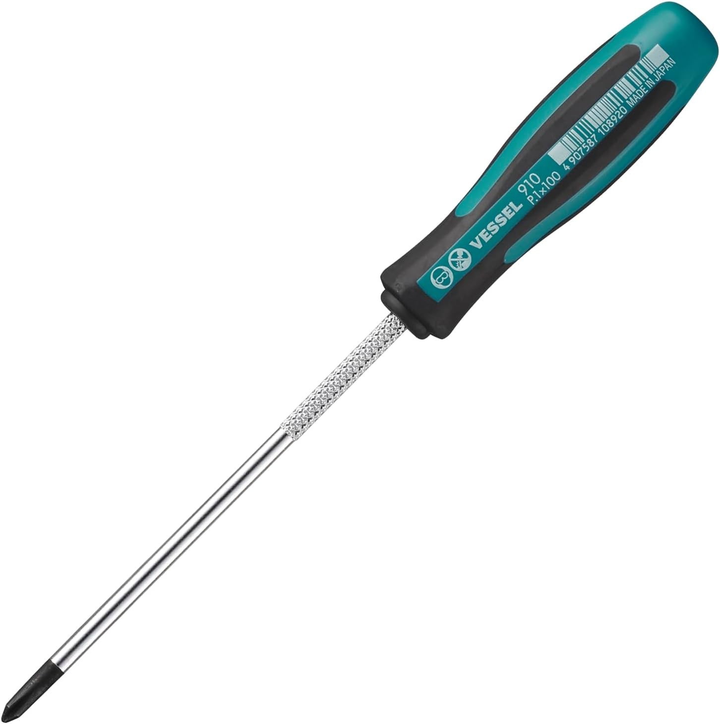 910 Megadora JIS Screwdriver 100mm - Precision Alloy Steel Tool for Maintenance gallery