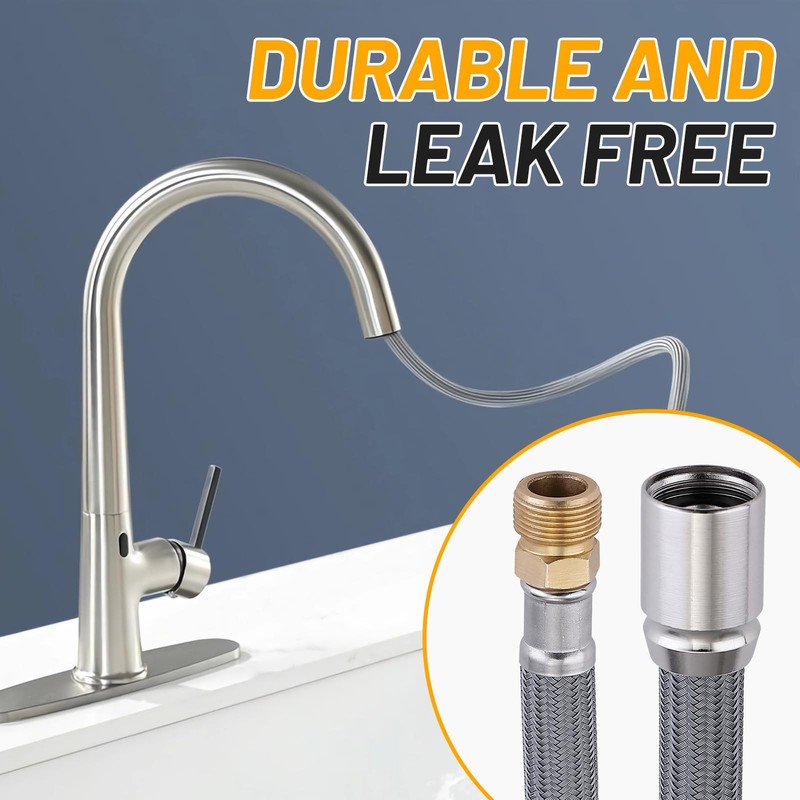 Pull Down Spray Hose Replacement Brass 59 In for Kitchen Faucet gallery