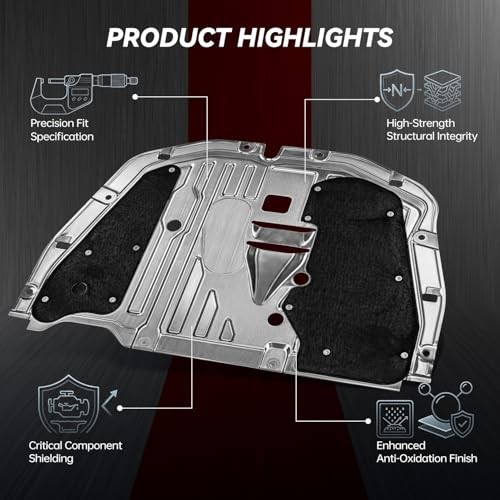 Engine Splash Shield Guard, Lightweight Aluminum Under Engine 74110-TBA-A00 gallery